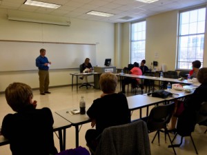 Dr. David Newman leading a discussion on health issues during Mentors For Mom event. 